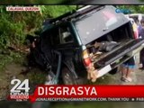 24 Oras: Pick up truck, sumalpok sa puno; 7 kabilang ang 2 bata sugatan