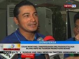 Cesar Montano, dinepensahan ang pagkakatalaga bilang hepe ng tourism promotions board
