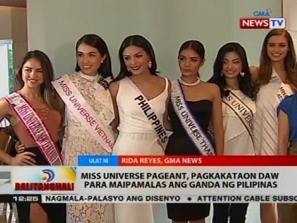 Miss Universe Pageant, pagkakataon daw para maipmalas ang ganda ng Pilipinas
