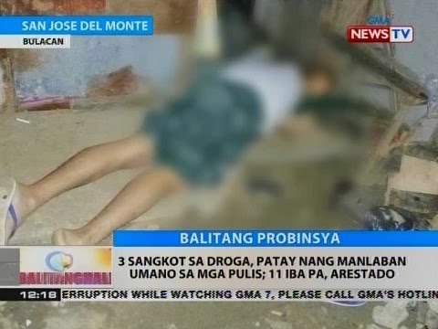 BT: 3 sangkot sa droga, patay nang manlaban umano sa mga pulis; 11 iba pa, arestado