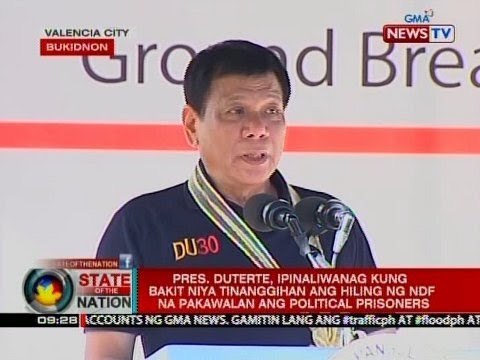 Pres. Duterte, umapela sa NPA na 'wag pakialaman ang mga proyekto ng pamahalaan