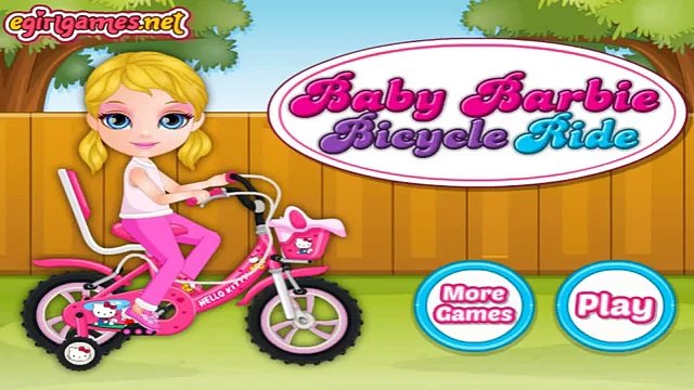 Baby Barbie Bicycle Ride | Best Game for Little Girls - Baby Games To Play