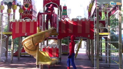 Spiderman vs Deadpool w/ Epic Fight | Superhero Fun Movie in Real Life