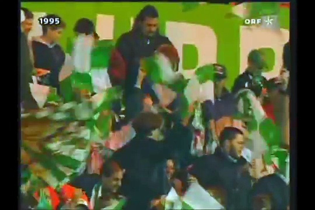 02.11.1995 - 1995-1996 UEFA Cup Winners' Cup 2nd Round 2nd Leg Rapid Wien 4-0 Sporting Lisbon (After Extra Time)