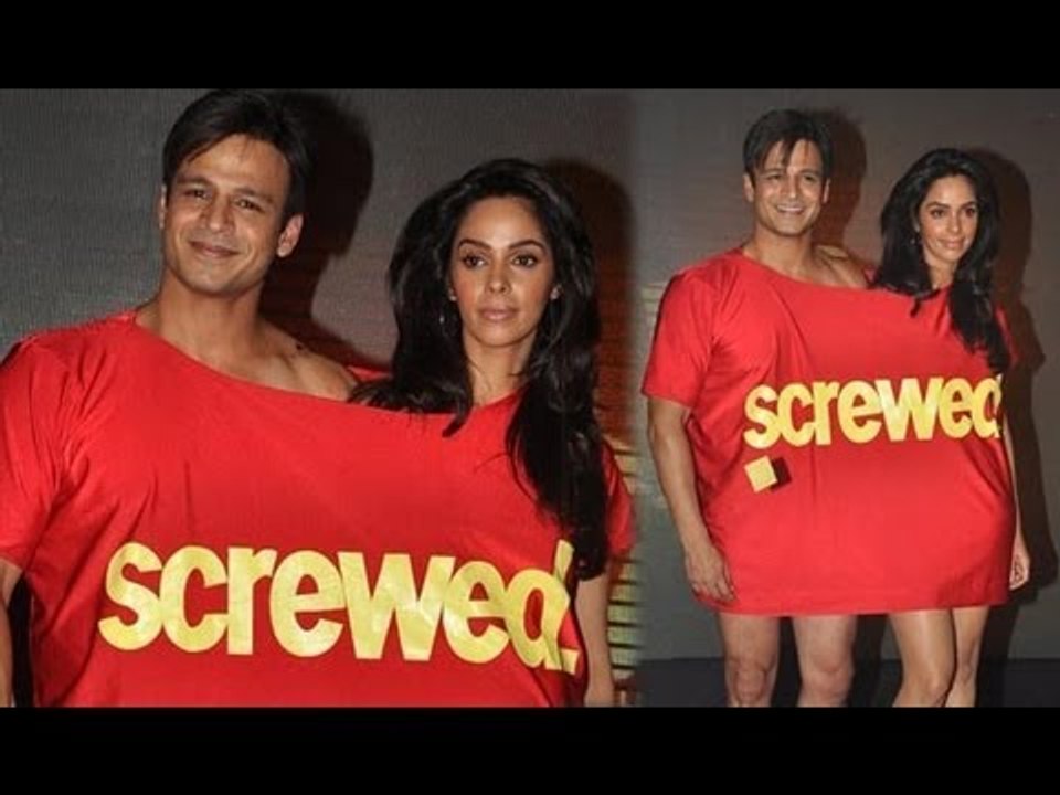 Vivek Oberoi And Mallika Sherawat At First Look Launch Of 'Kismet Love Paisa Dilli'