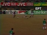 20η Παναθηναϊκός-ΑΕΛ 1-1 1981-82 ΕΡΤ (Τα γκολ)