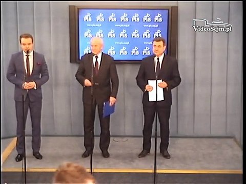 Poseł Krzysztof Tchórzewski - konferencja z 14 grudnia 2016 r.