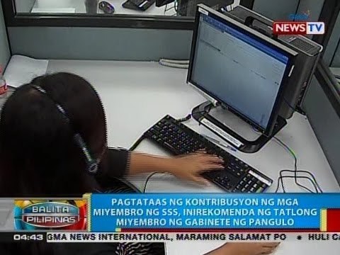 Pagtataas ng kontribusyon ng mga miyembro ng SSS, inirekomenda ng 3 miyembro ng gabinete ng pangulo