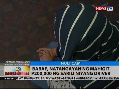 BT: Babae, natangayan ng mahigit P200,000 ng sarili niyang driver