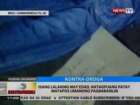 BT: Isang lalaking may edad, natagpuang patay matapos umanong pagbabarilin