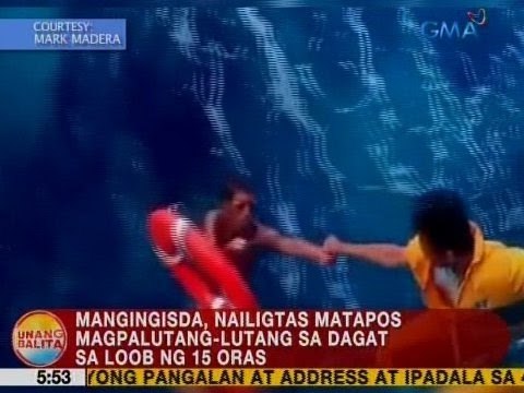 UB: Mangingisda, nailigtas matapos magpalutang-lutang sa dagat sa loob ng 15 oras sa Romblon
