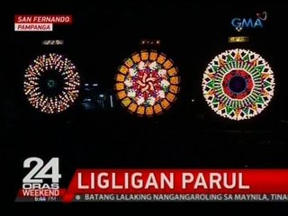 Mga naglalakihang parol ng mga Kapampangan, muling nagpasiklaban