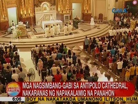 UB: Mga nagsisimbang-gabi sa Antipolo Cathedral, nakaranas ng napakalamig na panahon