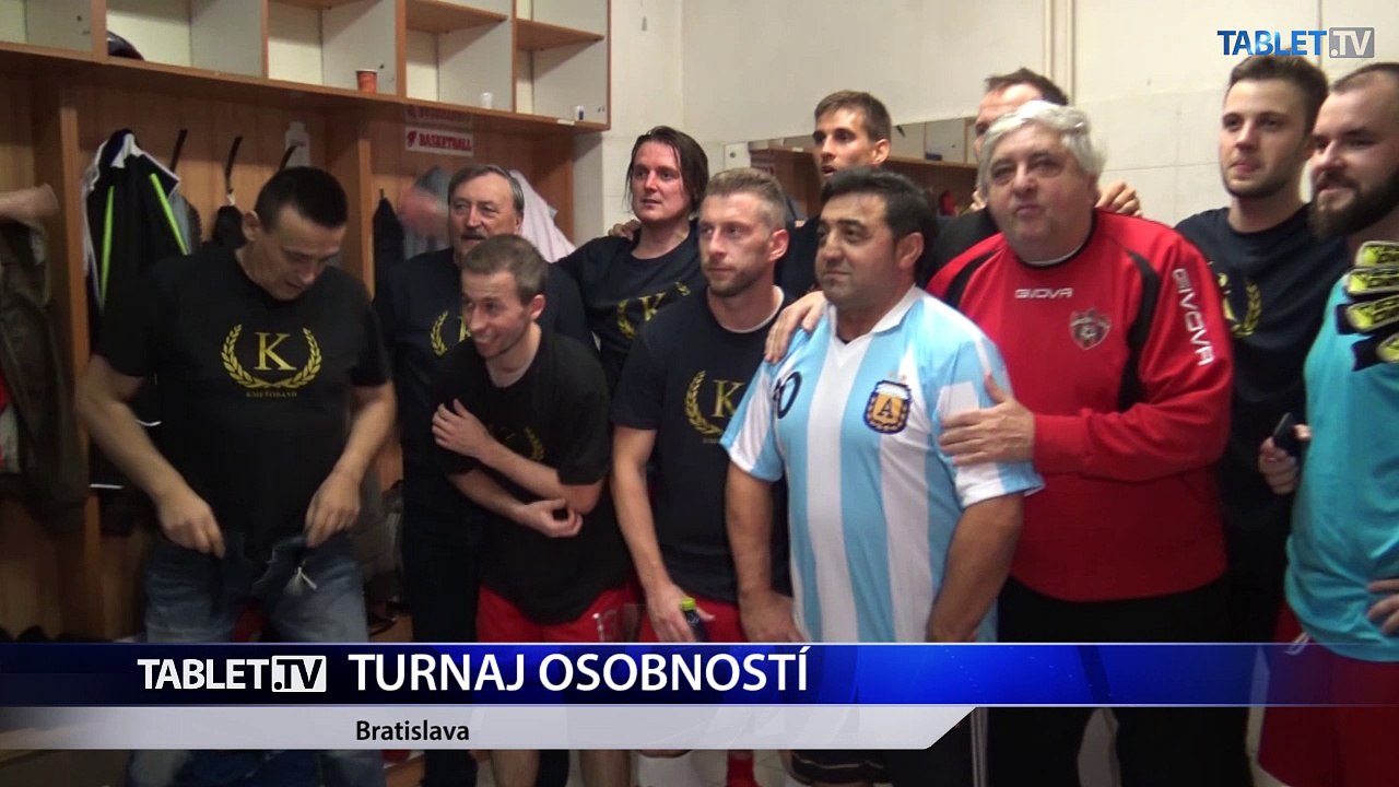 BRATISLAVA: Víťazom exhibičného turnaja osobností sa stali Belasí