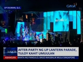 Pagdiriwang ng pasko sa UP at UST