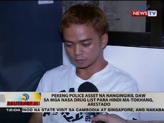 Pekeng police asset na nangingikil daw sa mga nasa drug list para hindi ma-tokhang, arestado