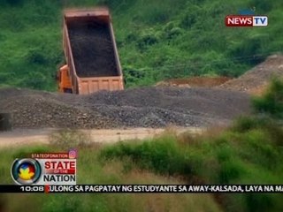 Umano'y iligal na pagbiyahe ng mineral ores, nabisto