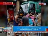 BP: 7-anyos, sugatan matapos mabangga ng truck