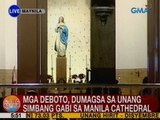 UB: Mga deboto, dumagsa sa unang Simbang Gabi sa Manila Cathedral