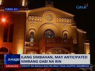 Ilang simbahan, may anticipated simbang   gabi na rin