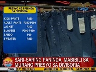 UB: Sari-saring paninda, mabibili sa murang presyo sa Divisoria