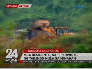 Ilang bata, nagkakasakit na bunsod daw ng mabahong hangin mula sa minahan