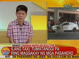 UB: Ilang taxi, tumatanggi pa ring magsakay ng mga pasahero