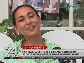 Mga eksena ni Cherie Gil bilang kontrabida sa "Alyas Robin Hood," lalong  kaabang-abang