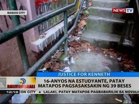 BT: 16-anyos na estudyante, patay matapos pagsasaksakin ng 39 beses