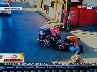 BT: Mga naaksidenteng rider sa Sauyo Road, na-huli cam