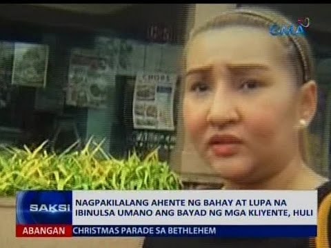 Saksi: Nagpakilalang ahente ng bahay at lupa na ibinulsa umano ang bayad ng mga kliyente, huli