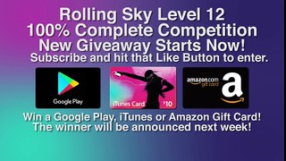 Rolling Sky Level 11 100% Complete All Gems
