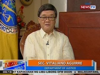 NTG: Panayam kay DOJ Sec. Vitaliano Aguirre