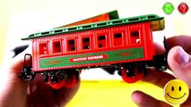 TRAINS FOR CHILDREN VIDEO: New Bright Christmas Train Santa Claus Express Toys Review 2016