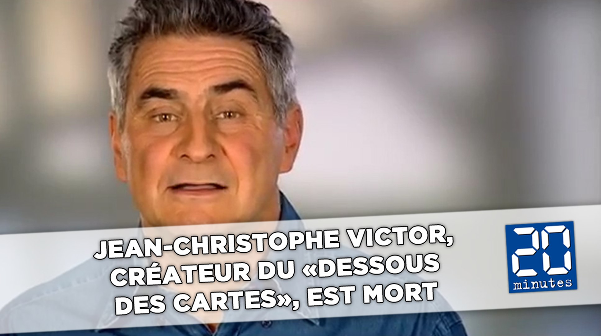 Jean-Christophe Victor, créateur du «Dessous des cartes», est mort - Vidéo  Dailymotion