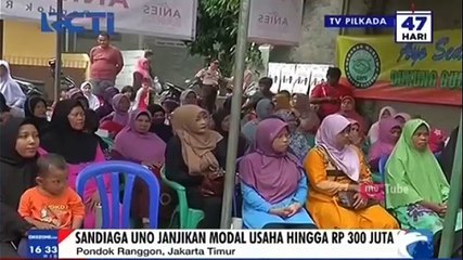 Sandiaga Uno Janjikan Modal Usaha Hingga Rp 300 Juta