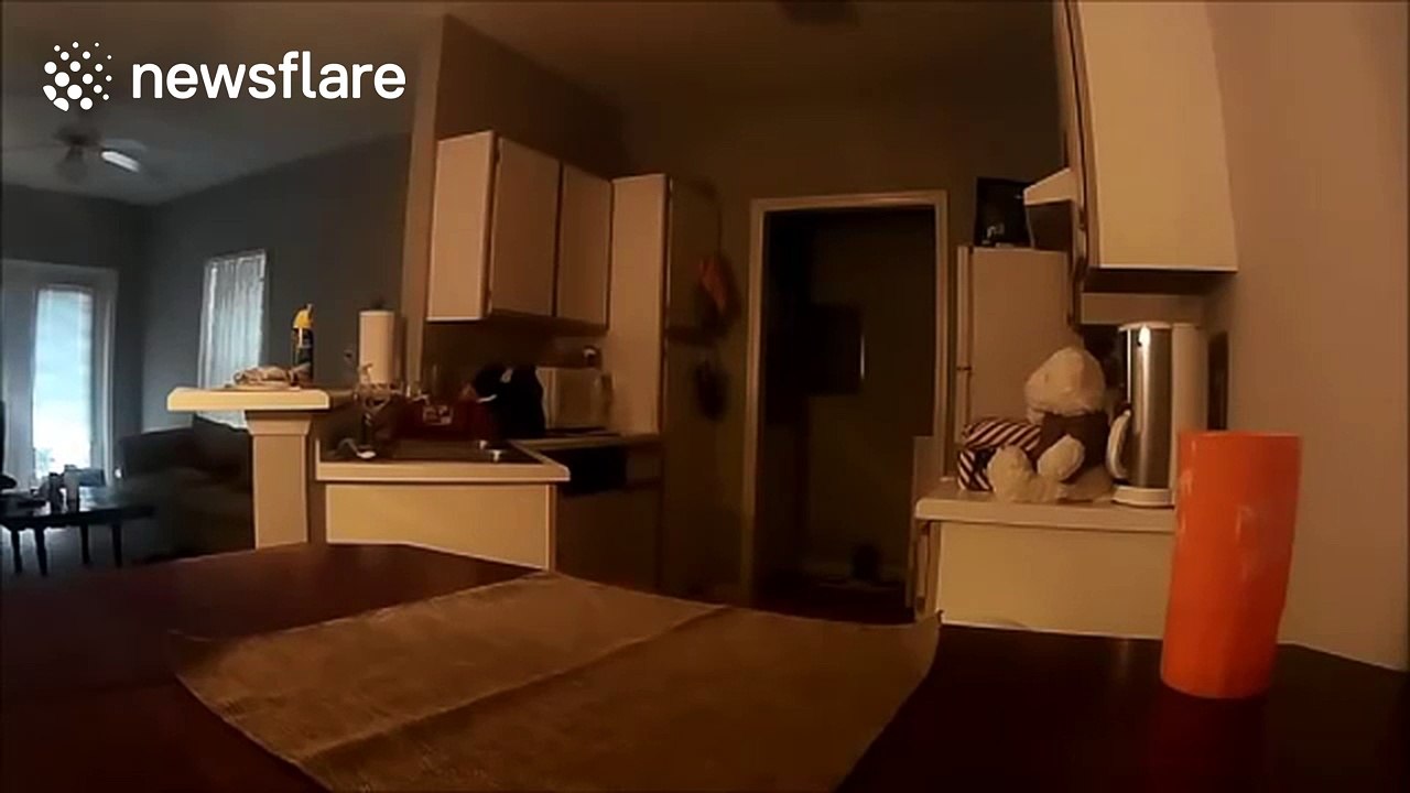 Man believes flat is haunted after filming objects 'moving by themselves'