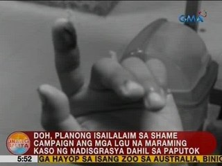 UB: DOH, planong isailalim sa shame campaign ang LGU na maraming kaso ng nadisgrasya sa paputok