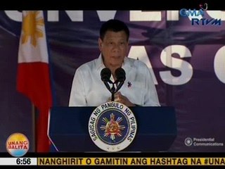 UB: Duterte, sinabing panahon na para baguhin ang mga kundisyon sa pagdedeklara ng Martial Law