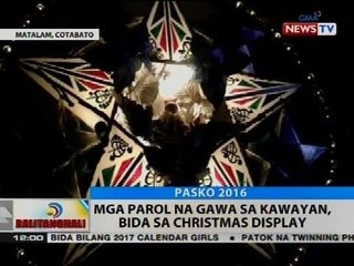 BT: Mga parol na gawa sa kawayan, bida sa Christmas display
