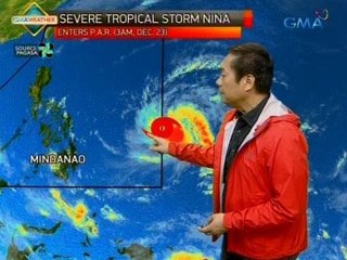 UH: Weather update as of 5:00 a.m. (Dec. 23, 2016)