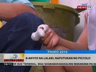 BT: 8-anyos na lalaki, naputukan ng Piccolo