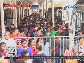 24 Oras: Mga uuwi sa probinsya, dagsa sa mga bus terminal kahit nagkakaubusan na ng tickets