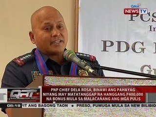 QRT: PNP Chief Dela Rosa, binawi ang pahayag niya