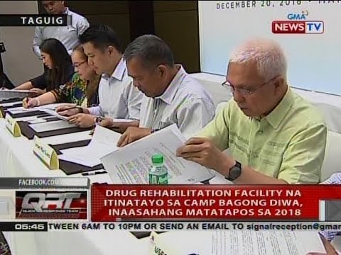 QRT: Drug rehabilitation facility na itinatayo ng Camp Bagong Diwa, inaasahang matatapos sa 2018