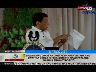 Mga dating opisyal na nasa listahan ng mga dawit sa droga, naniniwalang pulitika ang motibo rito