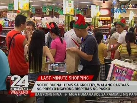 Noche buena items sa grocery, walang pagtaas ng presyo ngayong bisperas ng pasko
