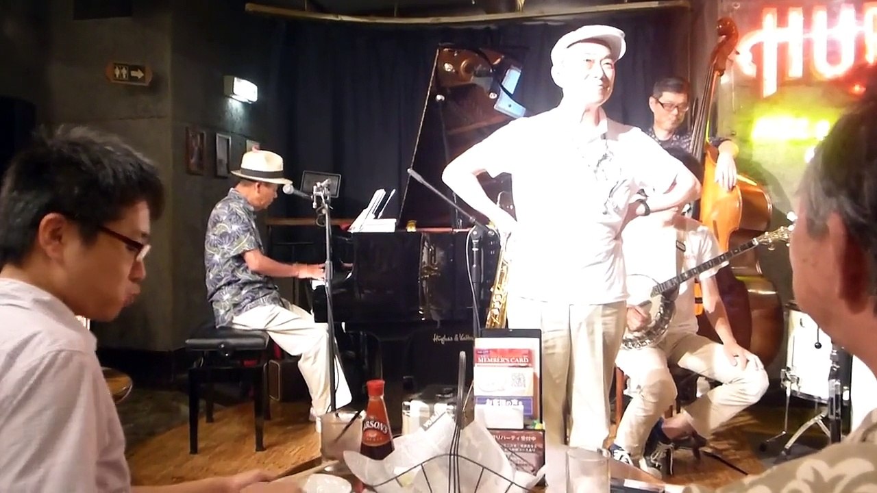 The New Orleans Jazz Hounds play in The Hub, Asakusa, Tokyo. They include brilliant clarinetist Makiko Tamura. Many videos were deleted over Christmas and Traditional Jazz enthusiasts are trying to find out why. Let me know if you know the reason.