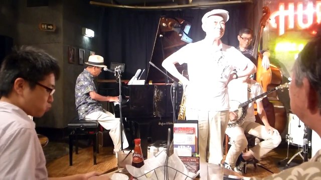 The New Orleans Jazz Hounds play in The Hub, Asakusa, Tokyo. They include brilliant clarinetist Makiko Tamura. Many videos were deleted over Christmas and Traditional Jazz enthusiasts are trying to find out why. Let me know if you know the reason.