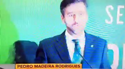 Madeira Rodrigues um bocado nervoso